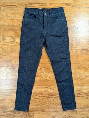 Express Women’s High Rise Skinny Jeans Dark Wash Denim Size 8R